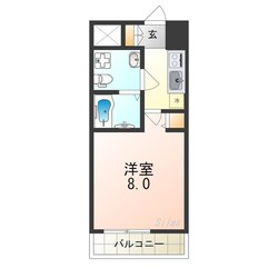 ラシーヌ宿院の物件間取画像